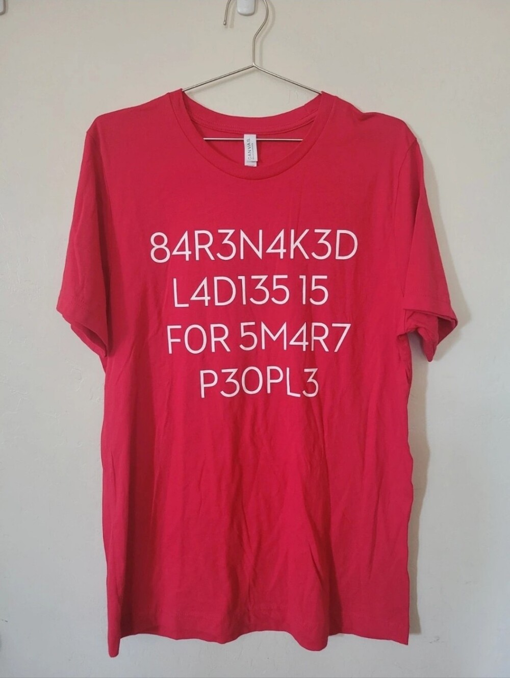 Barenaked Ladies Is For Smart People Spelled in Leetspeak T-Shirt